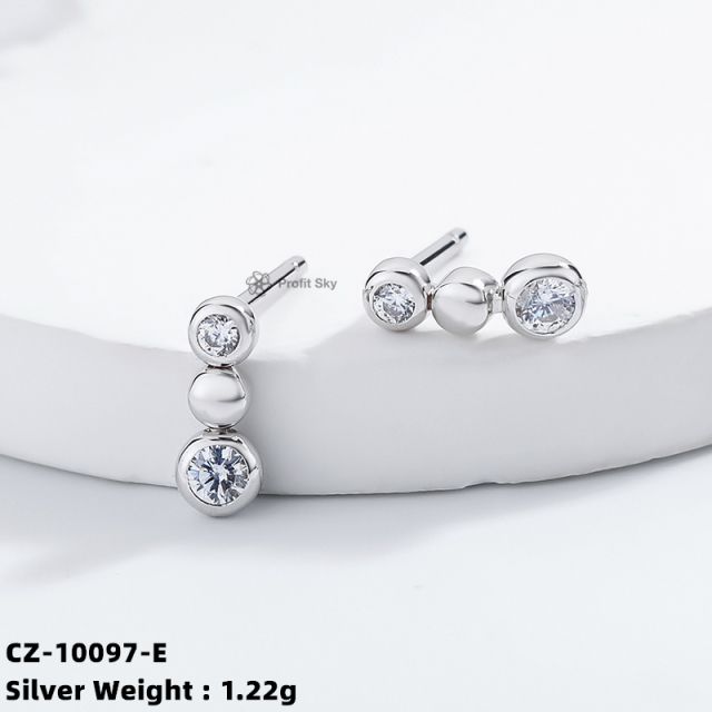 Huggie Circle Hoop Earrings