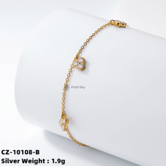 Delicate Sterling Silver Beaded Bracelet