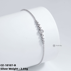 Silver Infinity Bracelet: Timeless Beauty