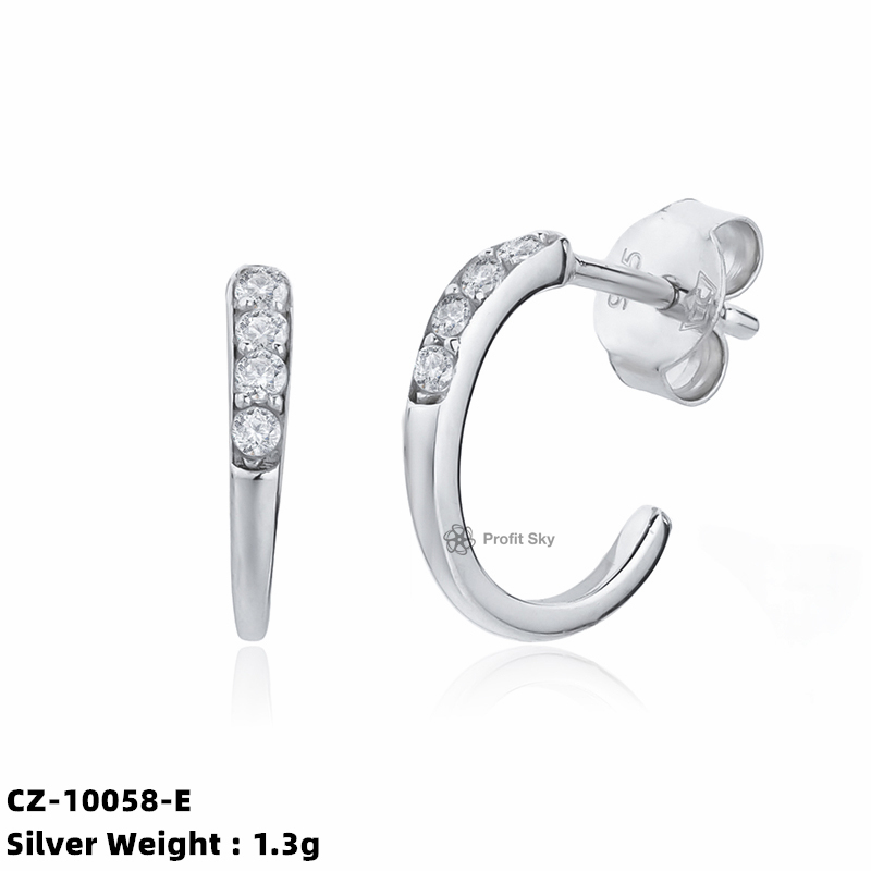 Dainty Sterling Silver Hoop Earrings