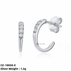 Dainty Sterling Silver Hoop Earrings