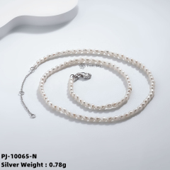 Ethical Luxury: Sustainable Silver and Pearl Necklace