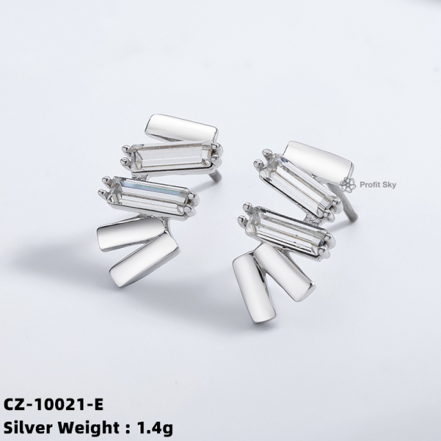 Vintage-Inspired Silver Studs Earrings