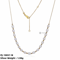 Ethical Luxury: Sustainable Silver and Pearl Necklace