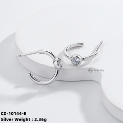 Minimalist 925 Silver Hook Earring for Women