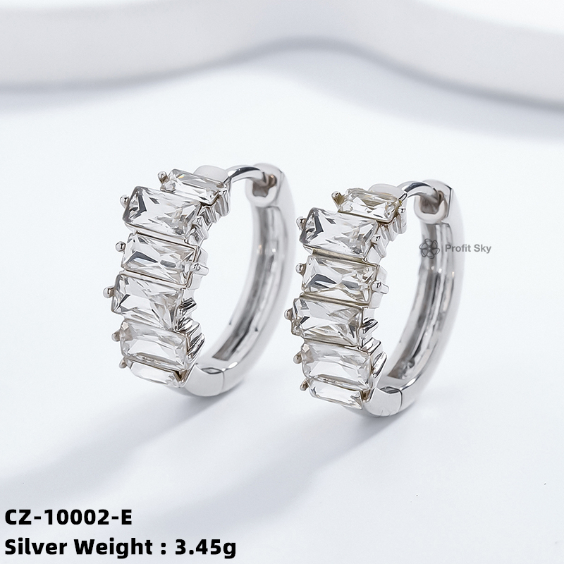 Classic Sterling Silver Stud Earrings