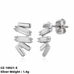 Vintage-Inspired Silver Studs Earrings