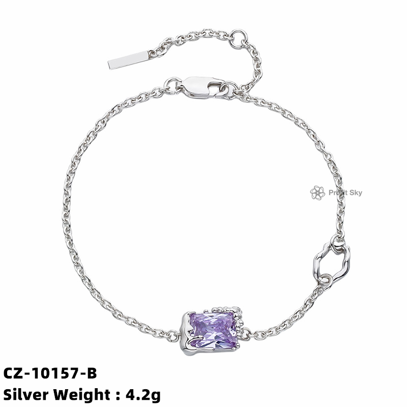 Personalized Sterling Silver Bracelet