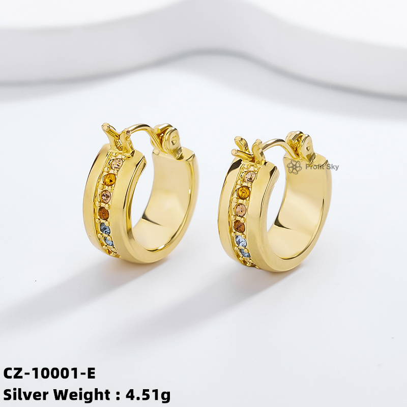 Classic Sterling Silver Stud Earrings