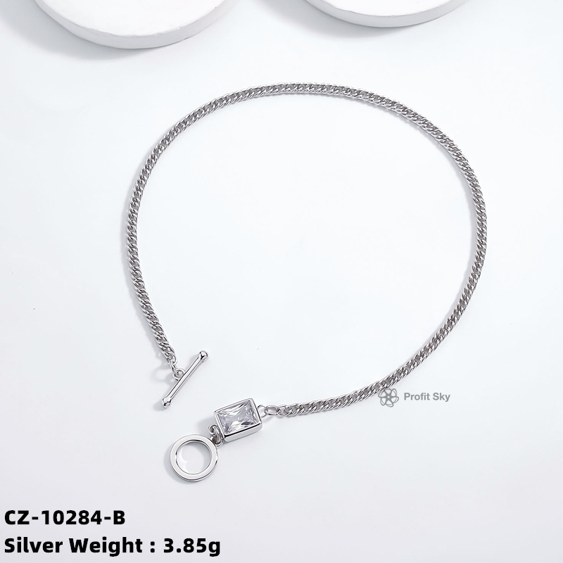 Silver Chain Link Bracelet