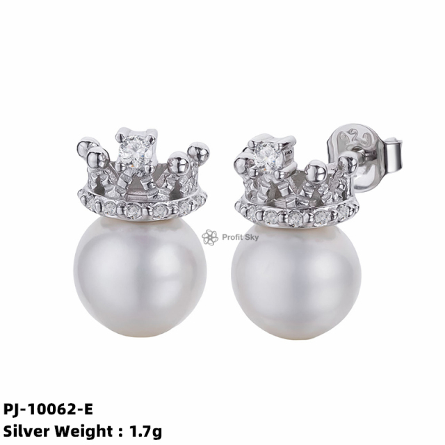 Bohemian Rhapsody: Silver and Pearl Earrings
