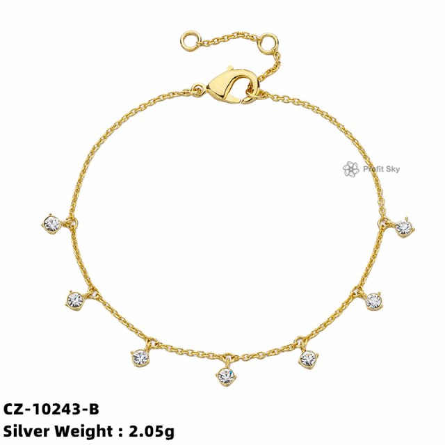Sleek and Stylish Silver Chain Link Bracelet