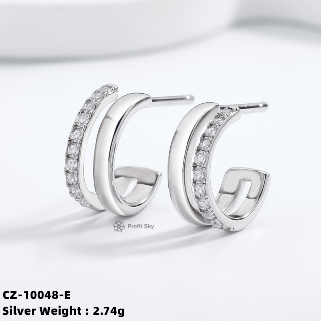 Classic Sterling Silver Hoop Earrings
