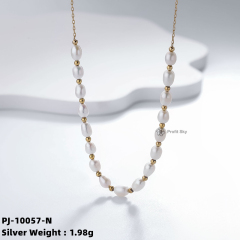 Ethical Luxury: Sustainable Silver and Pearl Necklace