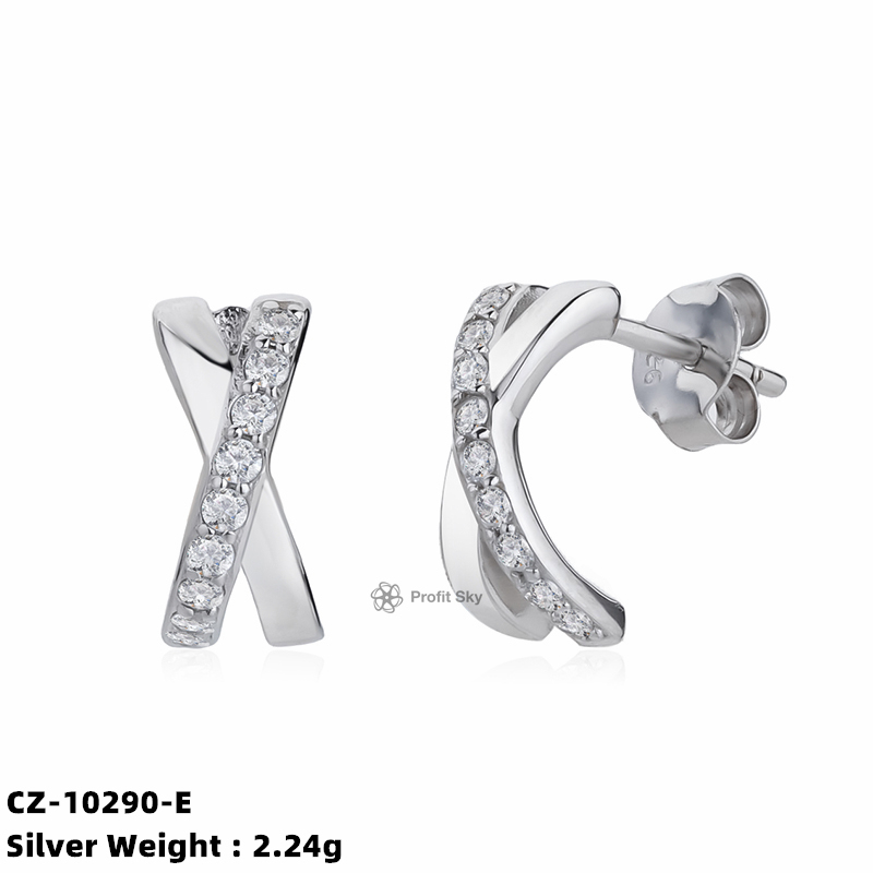 New Luxury Classical Silver Earrings