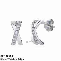 New Luxury Classical Silver Earrings