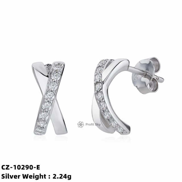 New Luxury Classical Silver Earrings