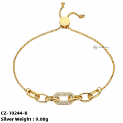Silver Chain Link Bracelet