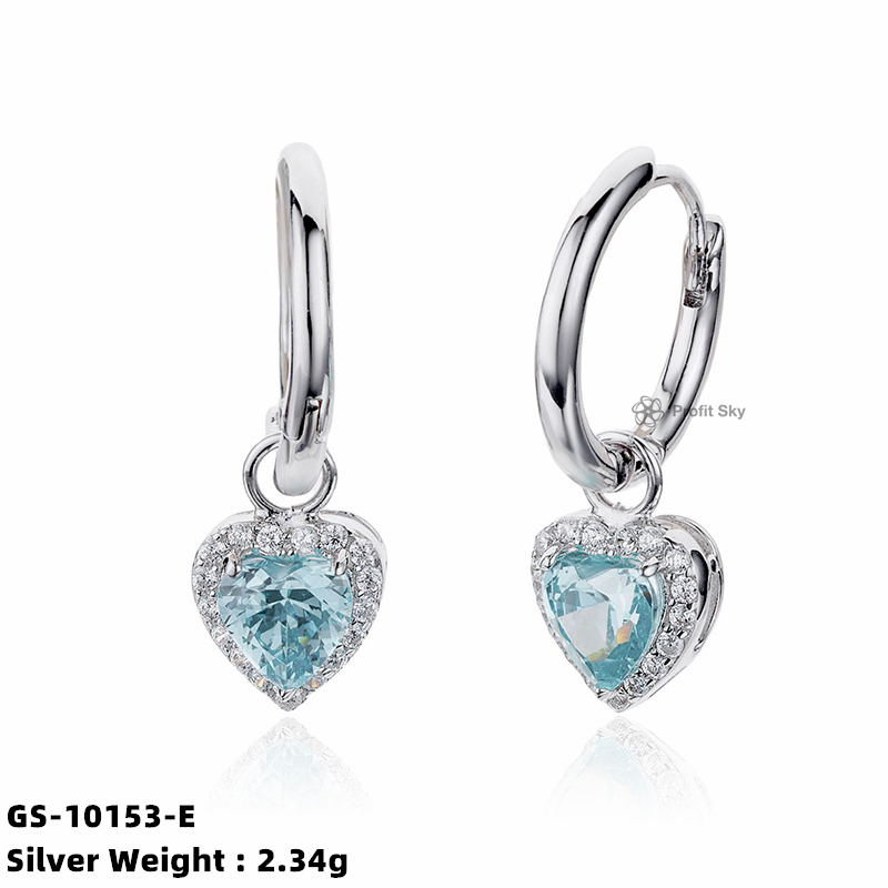Customizable Gemstone Earrings in Sterling Silver