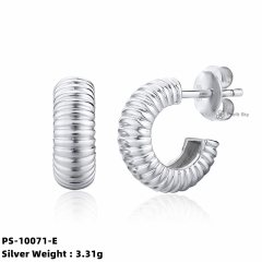 Elegance in Silver: Sterling Silver Hoop Earrings