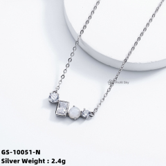 Moonstone Magic: Silver Gemstone Pendant
