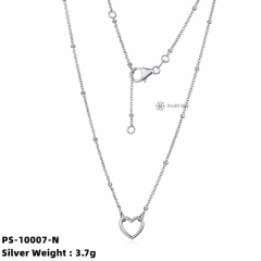 Elegant Simplicity: Sterling Silver Chain Necklace
