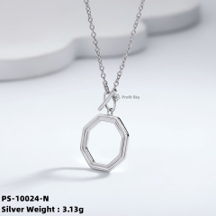 Timeless Beauty: Handcrafted Silver Pendant Necklace
