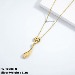 Timeless Beauty: Handcrafted Silver Pendant Necklace