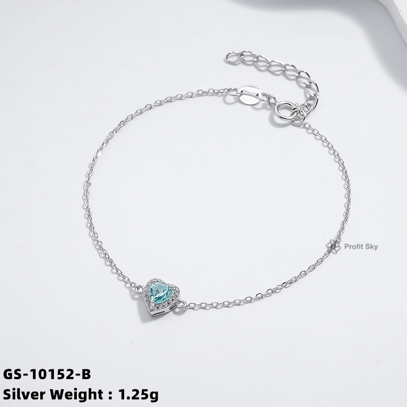 Radiant Sterling Silver Amethyst Bracelet