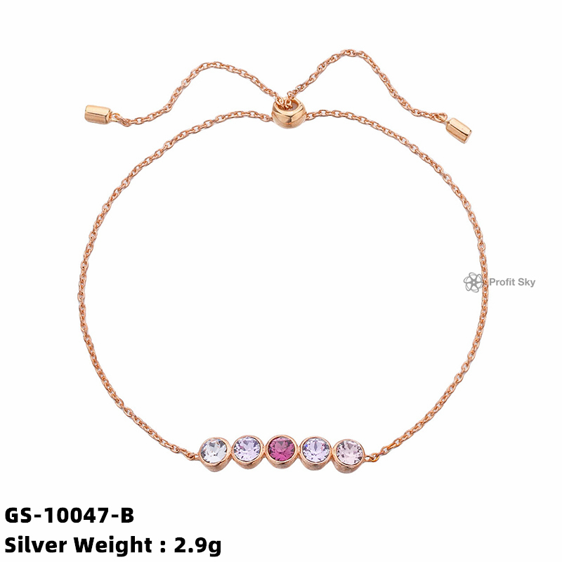 Radiant Sterling Silver Amethyst Bracelet