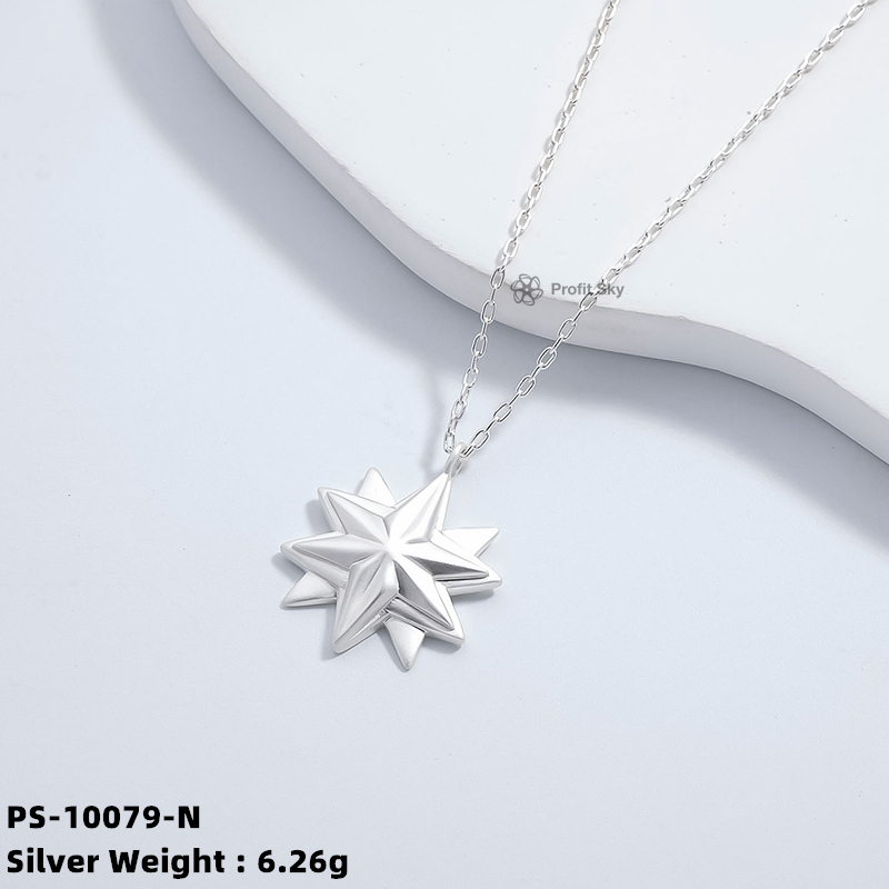 Bridal Radiance: Sterling Silver Bridal Necklace