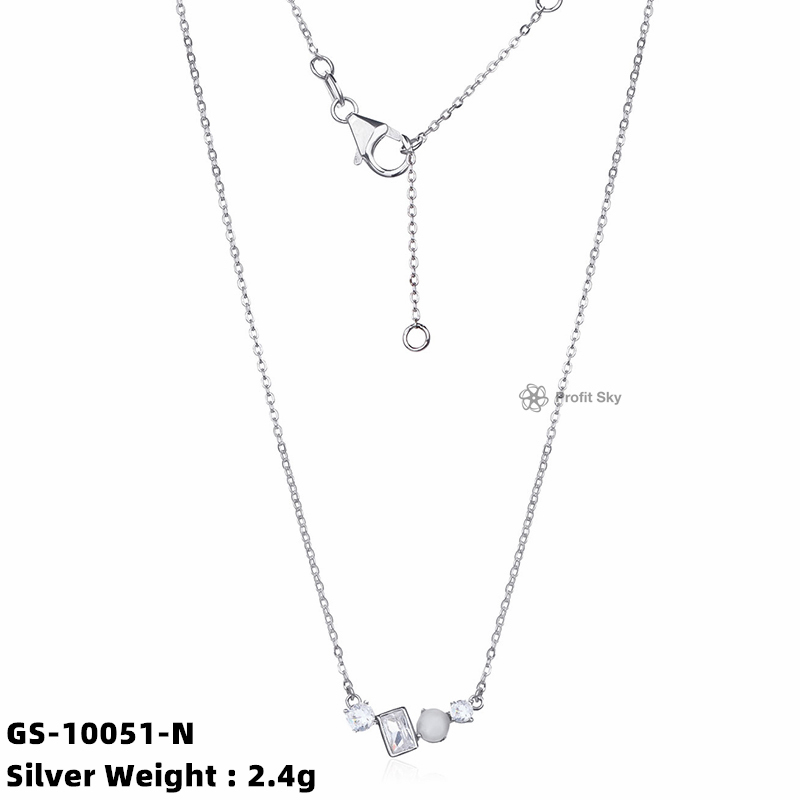Moonstone Magic: Silver Gemstone Pendant