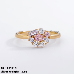 Sapphire Dreams: Silver Gemstone Ring