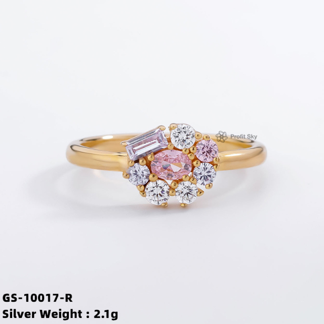 Sapphire Dreams: Silver Gemstone Ring