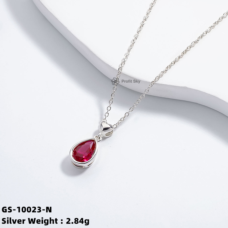 Moonstone Magic: Silver Gemstone Pendant