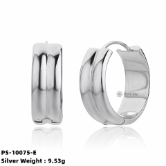 Timeless Classic: Sterling Silver Hoop Earrings