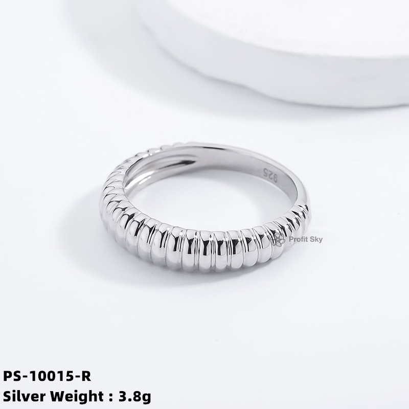 Shell Silver Gemstone Ring