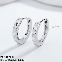 Elegance in Silver: Sterling Silver Hoop Earrings