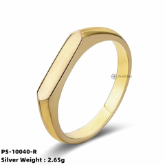 Customized Elegance: Personalized Sterling Silver Ring