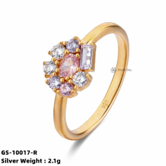 Sapphire Dreams: Silver Gemstone Ring