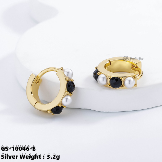 Vintage C-shaped Multiple Hollowed-Out Twist Earrings