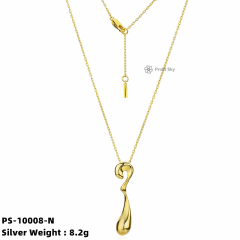 Timeless Beauty: Handcrafted Silver Pendant Necklace