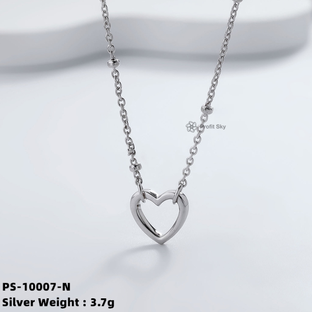 Elegant Simplicity: Sterling Silver Chain Necklace