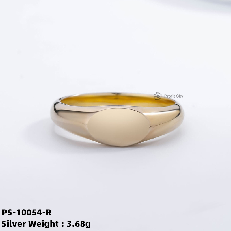 Customized Elegance: Personalized Sterling Silver Ring