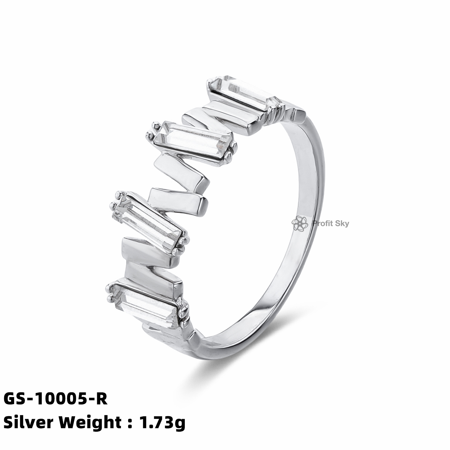 Elegant Sterling Silver Amethyst Ring