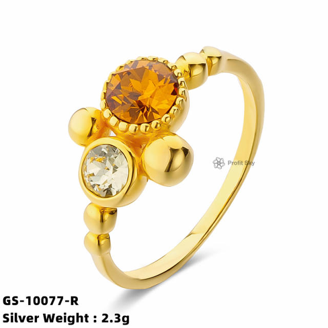 Topaz Twilight Sterling Silver Ring