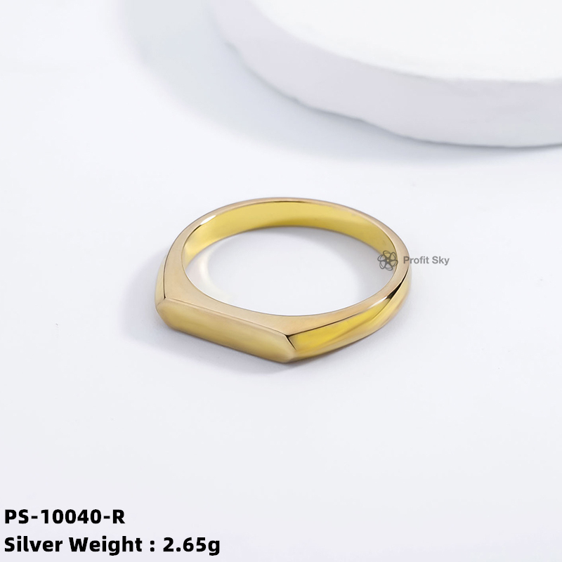 Customized Elegance: Personalized Sterling Silver Ring