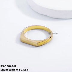Customized Elegance: Personalized Sterling Silver Ring