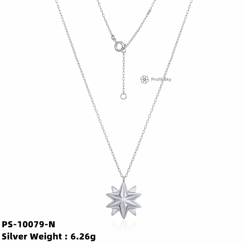 Bridal Radiance: Sterling Silver Bridal Necklace