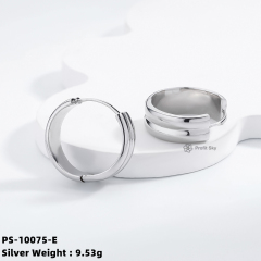 Timeless Classic: Sterling Silver Hoop Earrings